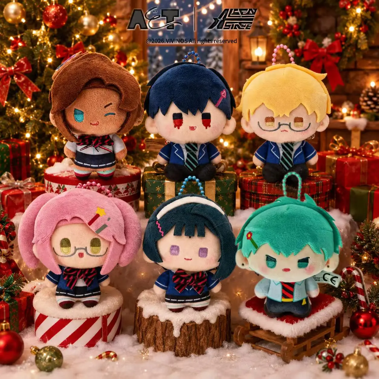 Alien Stage AAHS Series Official Nunu-Style Plush Pendant Blind Box - Keychain Included, Soft Unisex Backpack Charm, Auspicious Collectible for Collectors & Fans, Single Box/Whole Set Option, Ideal Birthday/Anniversary Gift