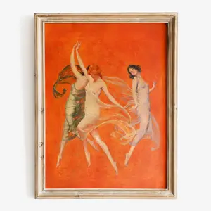 Warren B. Davis - Dance of Three Muses Art Print, Museum Quality Fine Art Print