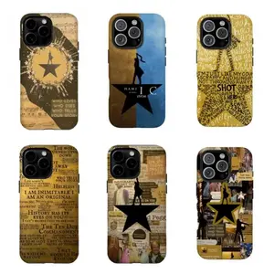 Hamilton Musical Inspired Phone Case for iPhone 17 16 15 14 13 Pro Max Plus, Broadway Art Vintage Cover, Aesthetic Gift for Theater Lovers