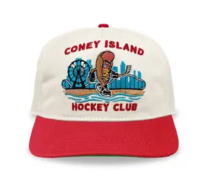 Coney Island Hockey Club Snapback: Cream