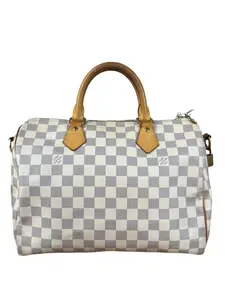 Pre-owned Louis Vuitton Damier Shoulder Bags Azur Speedy Bandouliere 30