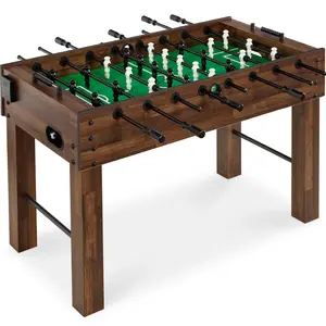 Best Choice Products Full Size 54in Regulation Foosball Table for Home, Game Room w/ 2 Balls, 2 Cup Holders
