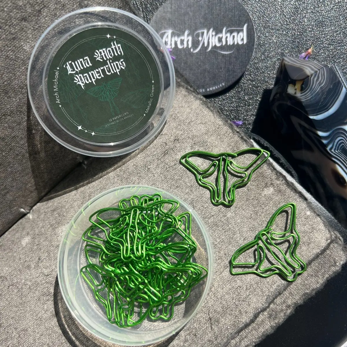 Luna Moth Paperclips