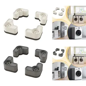 4x Anti Vibration Pads Non Skid Multifunctional Floor Protection Accessories Washer Dryer Avoids Moving for Washing Machine
