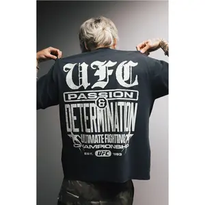 UFC Men's Passion & Determination Oversized T-Shirt - Multicolor