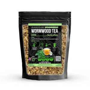 Alebrixes | Wormwood Herbal Loose Tea (4oz) | Premium Quality Whole Dried Wormwood Tea | Te De Ajenjo - Artemisia Absinthium | Wildcrafted