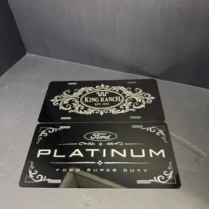 Laser Engraved License Plates