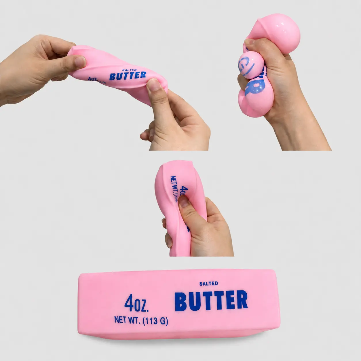 [Dealsforyou] Butter Bar Squishy Toy, 4oz Flour-Filled Squeeze Toy, Soft Scented Stretchy Fidget for Desk, Travel & Gift