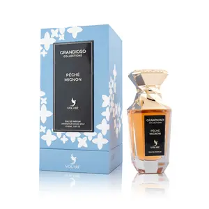 Volare Peche Mignon EDP Perfume 3.4oz / 100ml - Mirage with Peach, Black Currant, Saffron, Osmanthus, Leather, Sandalwood, Amber