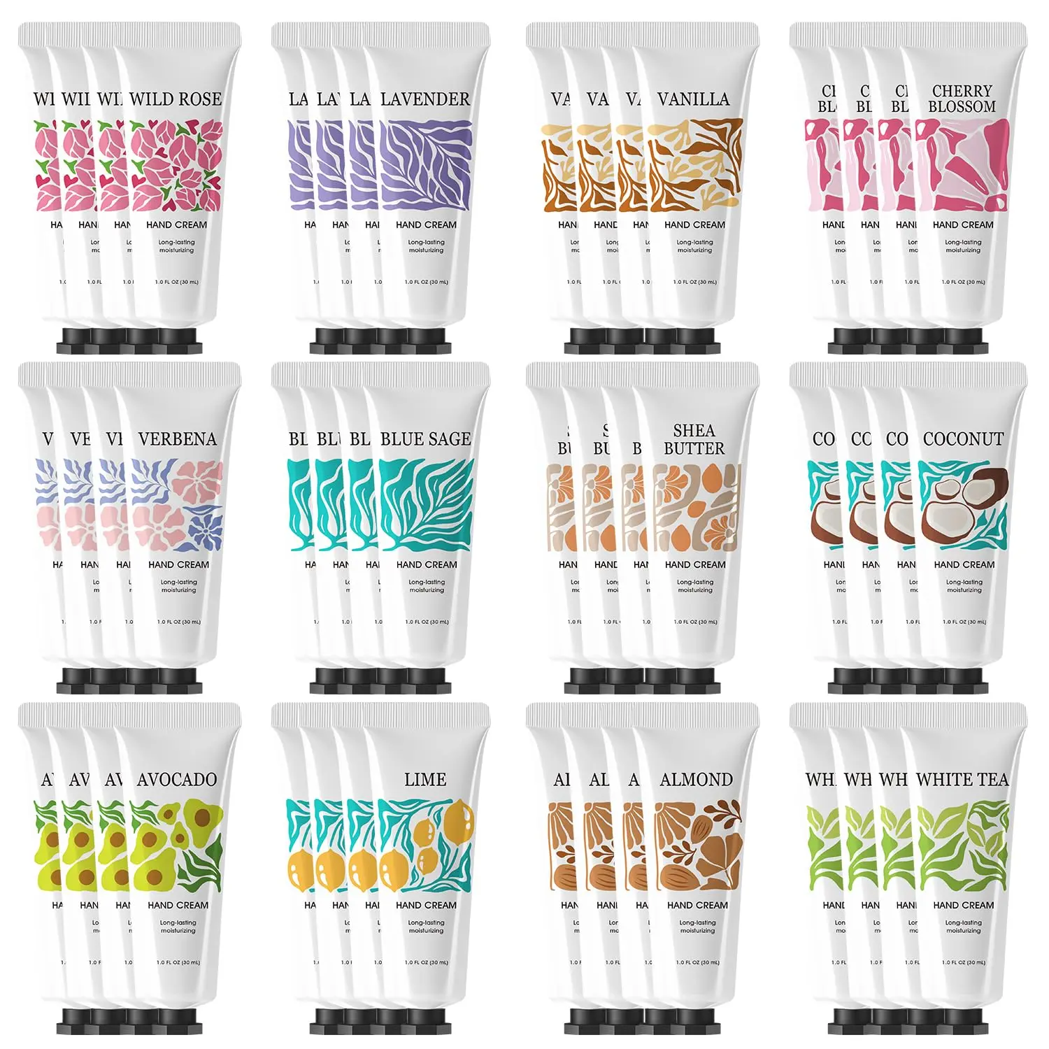 48 Pack Hand Lotion Cream Bulk Gifts for Women Travel Size for Dry Hands, Teacher Appreciation Gifts Employee Gifts Bulk, Bridesmaid Gifts, Birthday Gifts for Women Party, Mom Gifts, Stocking Stuffer