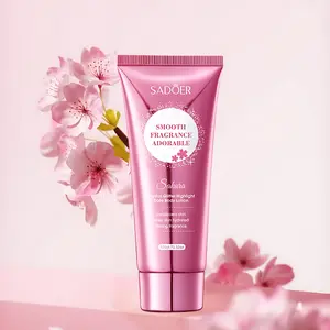 Sakura Crystal Glitter Highlight Date Body Lotion,Translucent Skin,Keep Skin Hydrated,Lasting Fragrance,Natural Finish, All-Day Hydration, Pink Illuminating Formula