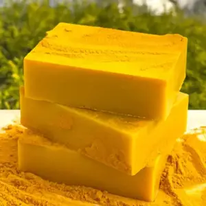 Lemon Turmeric Soap Set for Women, Gentle Natural Soap Cleansing Bar Suitable for All Skin Types, Ideal Gift for Mom Wife Girlfriend, Skin Care Soap