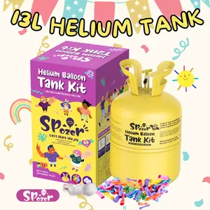 Spozer Helium Tank Kit 13L Spozer for Party Wedding Decoration at Home Free 30pcs 9" Balloons