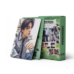K-pop Cortis Photocards, 2nd EP GreenGreen Album Cards, 55 PCS DIY Decorative Collectible Fan Support Cards
