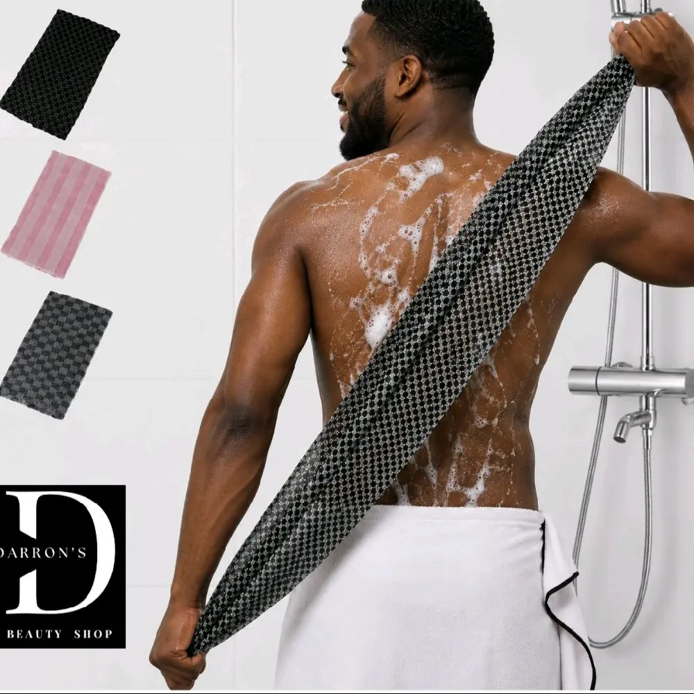 Japanese Exfoliating Net Washcloth, Gentle Body Scrub Tool for Daily Shower Use