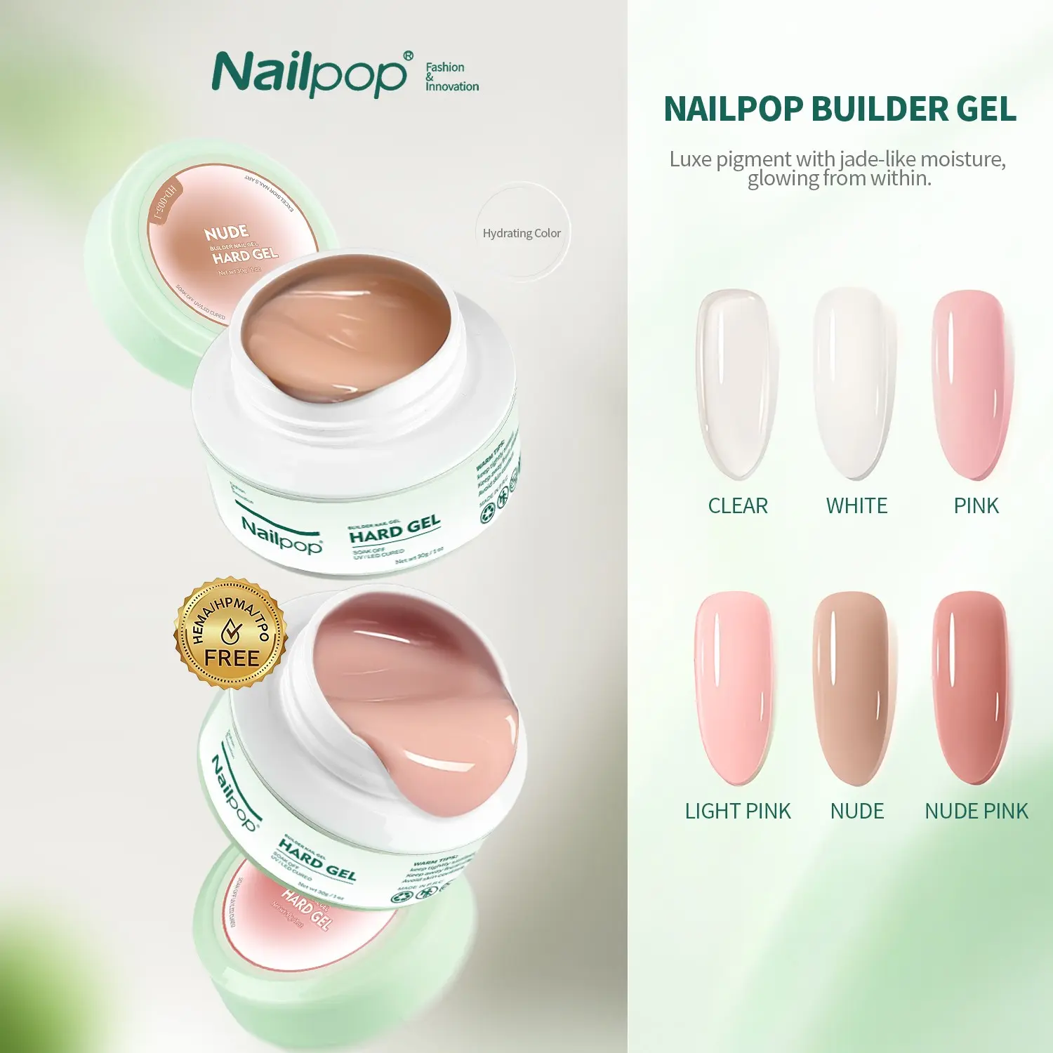 Quick Builder Gel Nail for Extension, Includes 30g Transparent Nude Color Builder Gel, Professional Manicure Tool Set, Perfect for Long-Lasting, Durable Nails, Nail Care, Nail Extensions, Gel Polish, Nail Art