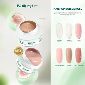 Quick Builder Gel Nail for Extension, Includes 30g Transparent Nude Color Builder Gel, Professional Manicure Tool Set, Perfect for Long-Lasting, Durable Nails, Nail Care, Nail Extensions, Gel Polish, Nail Art