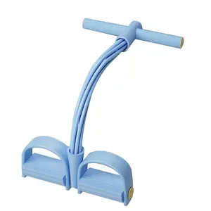 Foot Pedal Resistance Band Tummy Tuck Sit-up Assistant for Women Back Stretching Fitness Equipment Home Exercise Rope Work Out Abdominal Roller