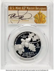 Modern Bullion Coins (2023-W Proof Platinum Eagle 1 oz FDI Thomas Cleveland Art Deco Washington DC)