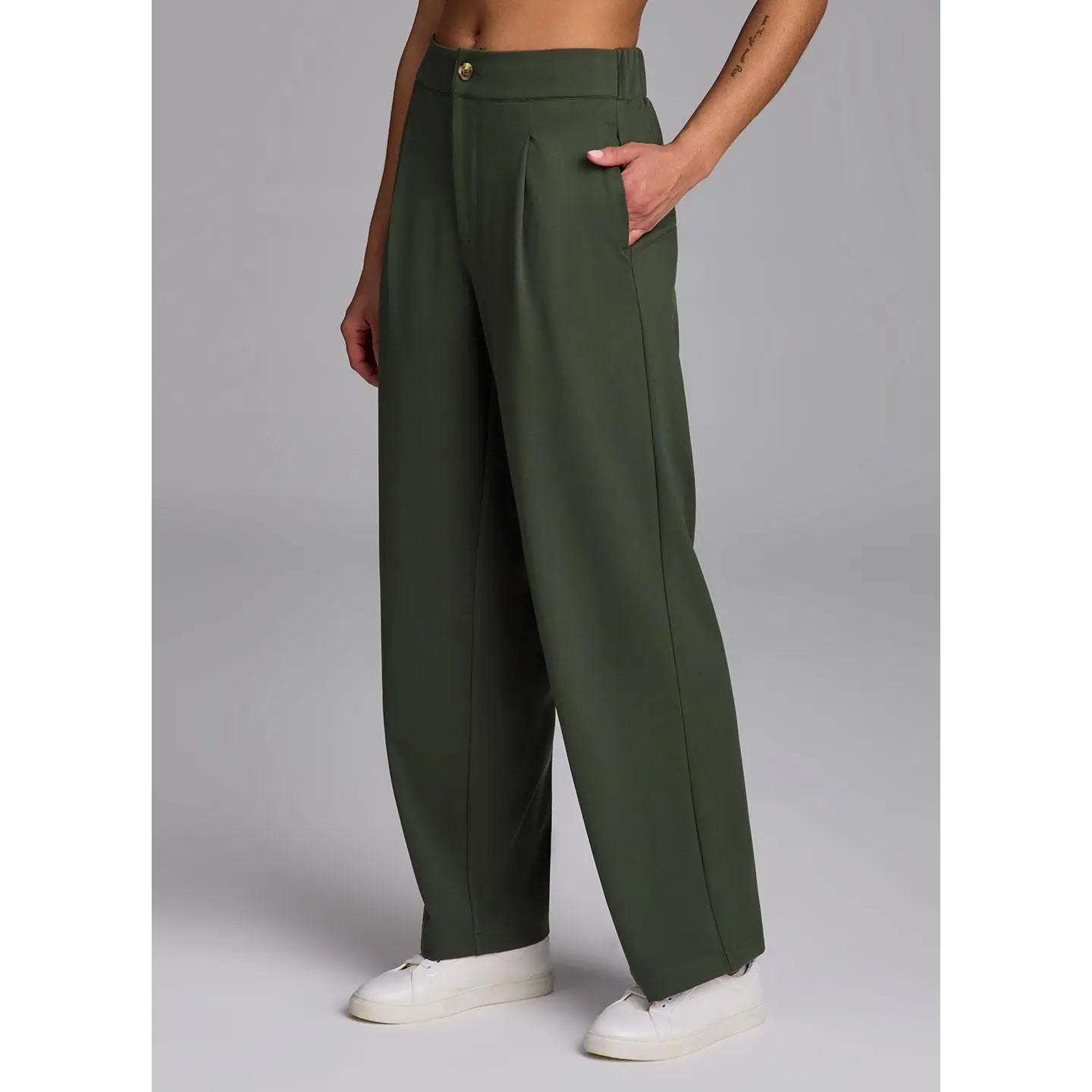 RBX Active Women's Soft Knit Jersey Weekender Trouser with Elastic Waist