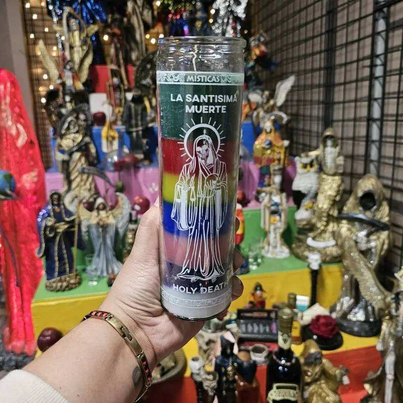 Santa muerte candles
