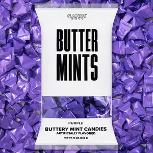 Purple Wrapper Buttermints