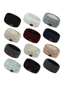 New Arrival Fleece Knit Headband for Autumn and Winter, Ear & Forehead Warmer, Windproof Fashion Accessory for Outdoor Activities