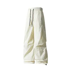Quick-dry lightweight breathable paratrooper pants; sun-protection pants; cooling straight-leg casual cargo pants; ice-feel casual pants; unisex summer lightweight trendy breathable quick-dry functional straight-leg long pants summervibes