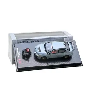 CM Model Mitsubishi Lancer Evo IX with Engine - 1:64 Scale Die-Cast Metal and Plastic Car Toy