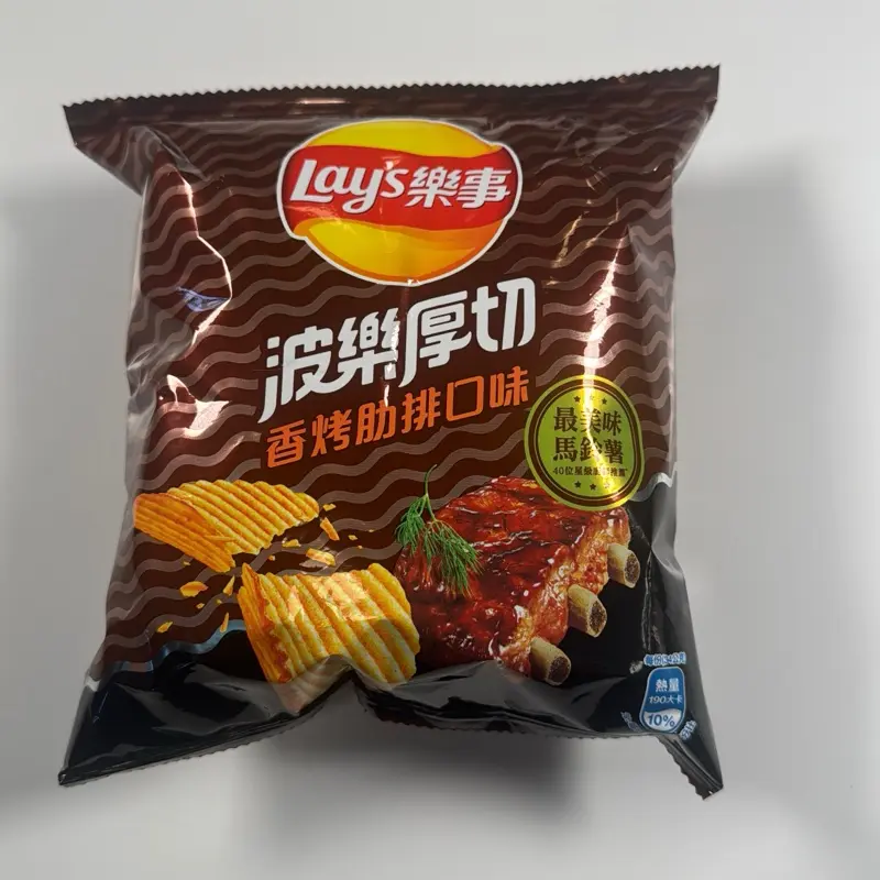Artificial Grilled Ribs Flavor Potato Chips, 34g