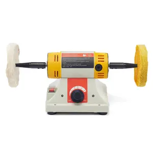Spring new arrivals 1/2HP Bench Buffer Polisher 0 to 8000RPM with 3-inch & 4-inch Wheels