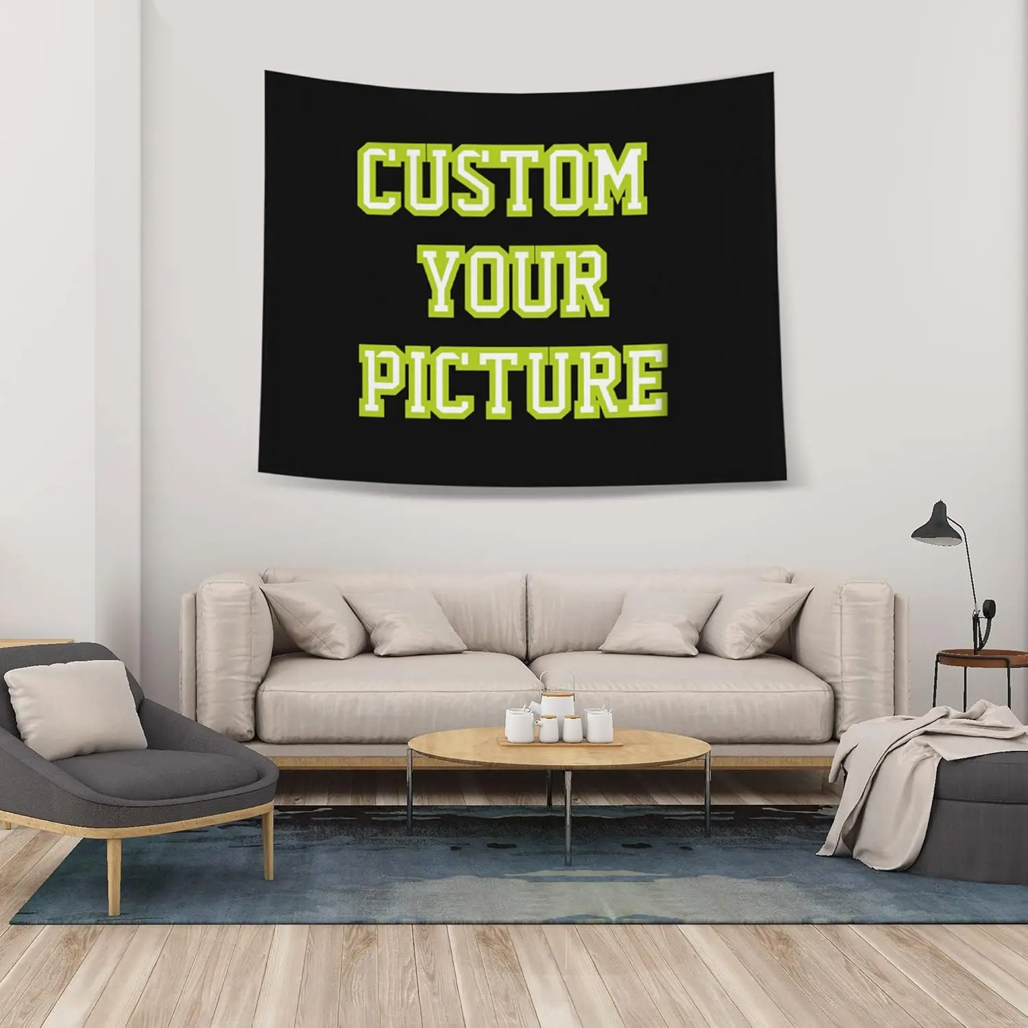 Custom Tapestry Upload Images Banners and Signs Customize For Bedroom 37 * 29 inch Horizontal campingessentials