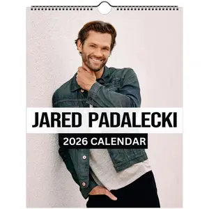 New Jared Padalecki Wall Calendar 2026, Gift For Fan, 2026 Calendar