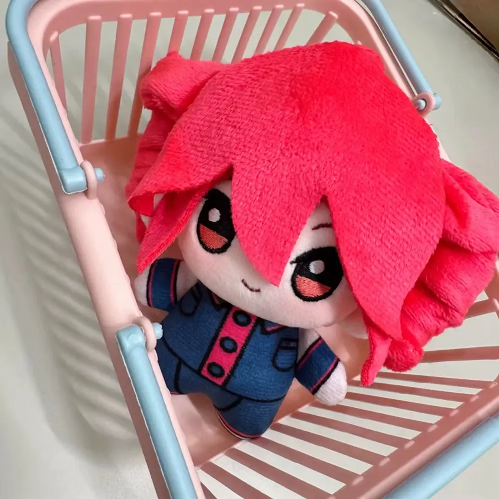 12cm/4.72in Q-version cotton doll. So cute! Backpack keychain, virtual singer merchandise, adorable girl star doll, anime merchandise. Home decorations and small ornaments.The perfect gift for your best friend or girlfriend.