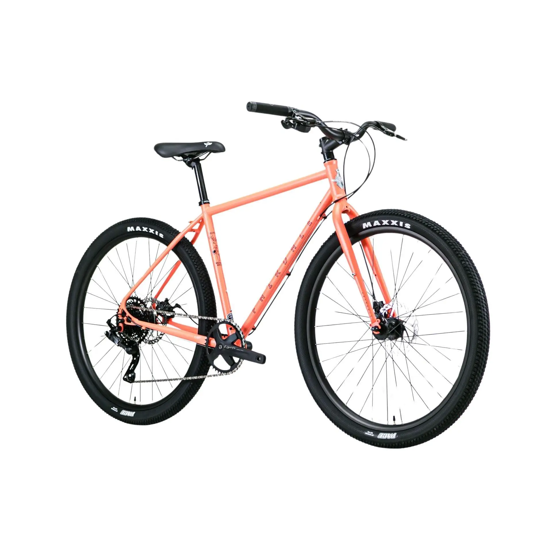 Fairdale Weekender Archer 27.5″ Complete Cruiser Bike - Matte Coral Red