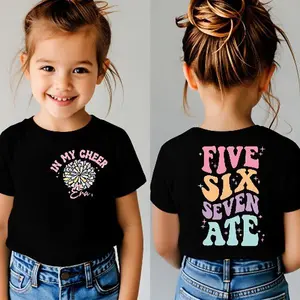 In My Cheer Era Shirt, Five Six Seven Ate, Cheerleader tees, Girls Cheerleader Shirt, girls Shirt, Cheer Gifts
