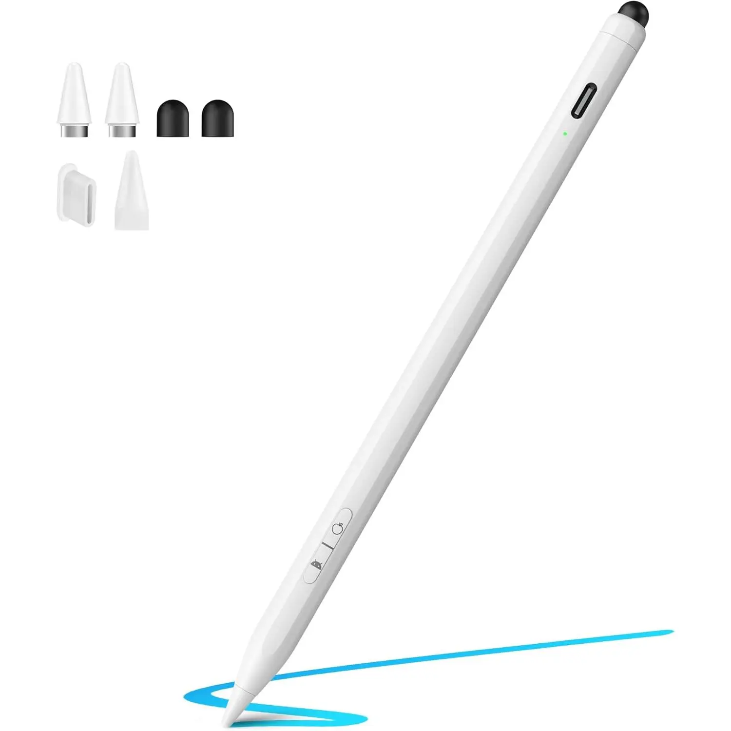 Stylus Pen for iPad, , Android, 2 in 1  Charge Universal  Stylus Pen for Touchscreen, Fine Tip, High Sensitivity,  Stylist Pencil for , , Watch, Tablets