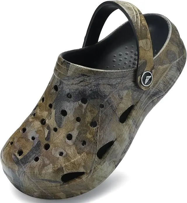 Kids' 2-Way Wear Slip On Clogs, Round Toe EVA Flexible Sandals for Boys & Girls, Summer Shoes with Arch Support and Anti-Slip Sole, Soft Soled Sandals, Footwear, Slides Slippers, Casual, Outdoor Play, Synthetic, Wear-Resistant Eva Handles Daily Play
