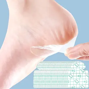 20Pcs Invisible Moisturizing Heel Pads - Breathable Cushioning Pads, Suitable for Dry and Cracked Heels, Moisturizing and Repairing, Soft PU Material, No Glue Required, Ideal for Holiday Gifts and Party Favors