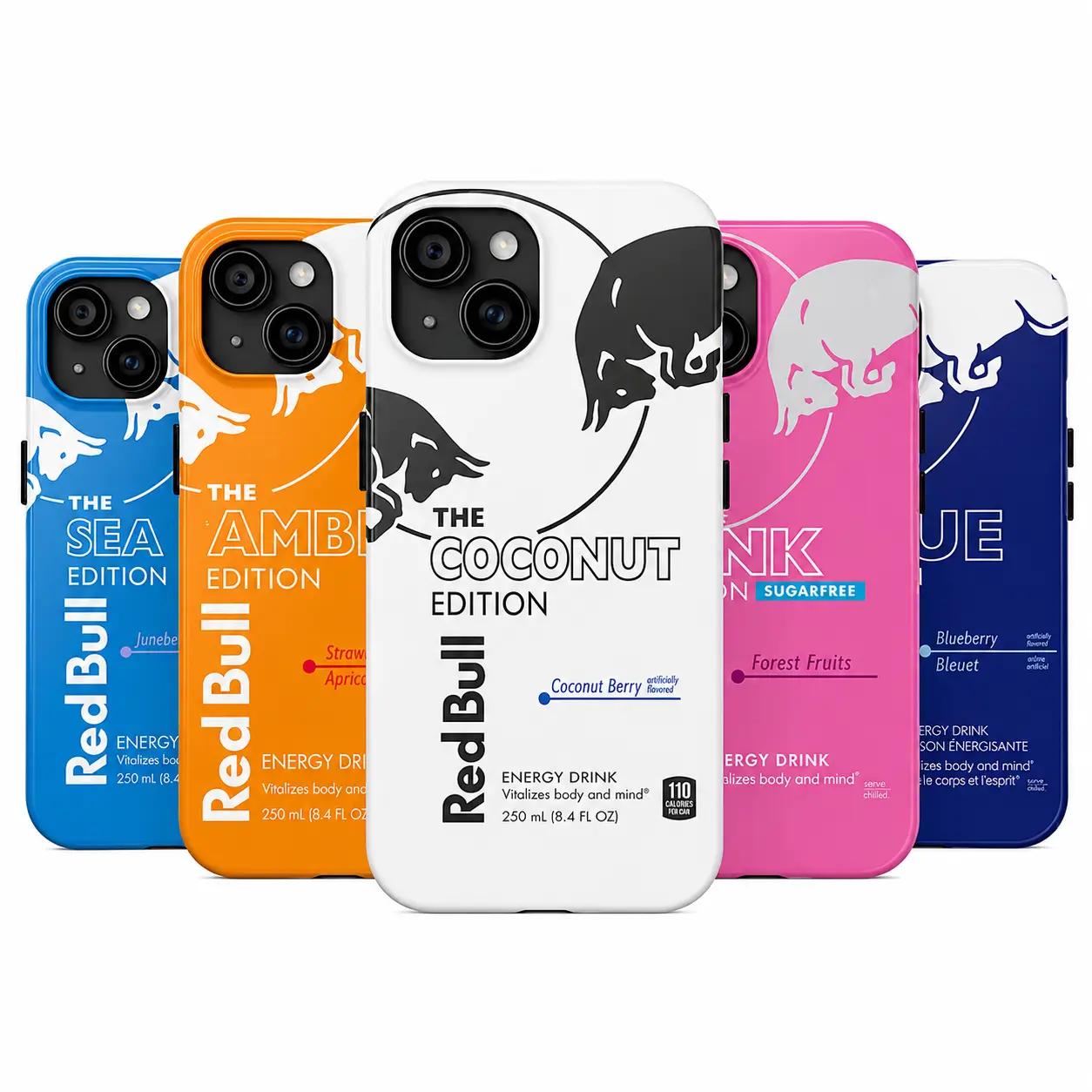 [Phone Case] R.Bull Energy Drink Inspired Phone Case for iPhone, Slim Protective Shockproof Cover, Matte Finish