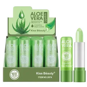 VALKES Kiss Beauty - 12 Pack of Color Changing Aloe Vera Lipsticks