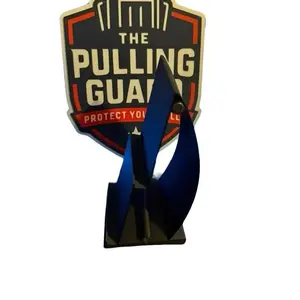 The Pulling Guard Double Card Display Stand with Built-in Magnets for Penny Sleeves One-Touches Graded Slabs Secure Custom Showcase