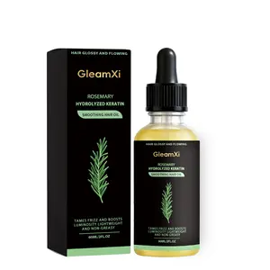 Gleamxi Rosemary Hair Oil, Herbal Extracts for Smooth Hair Care, Nourishing Hair Serum, Natural Ingredients for Healthy Locks, Frizz, Moisturizing, Hydrating, Haircare, Haircare Treatment, Hydrate