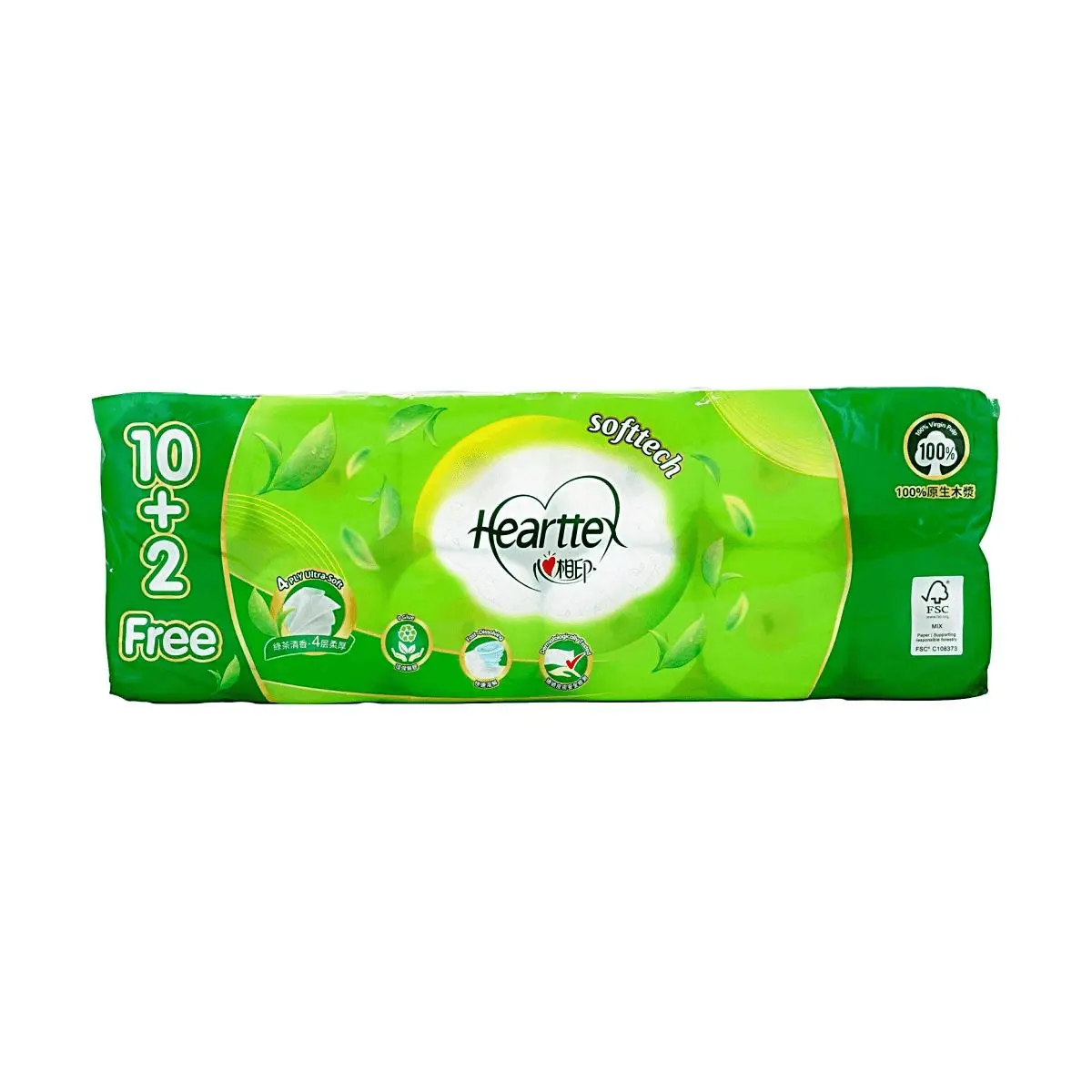 XIN XIANG YIN Soft & Gentle Toilet Paper - 12 Rolls, Family Pack, Skin-Friendly, Household Essential