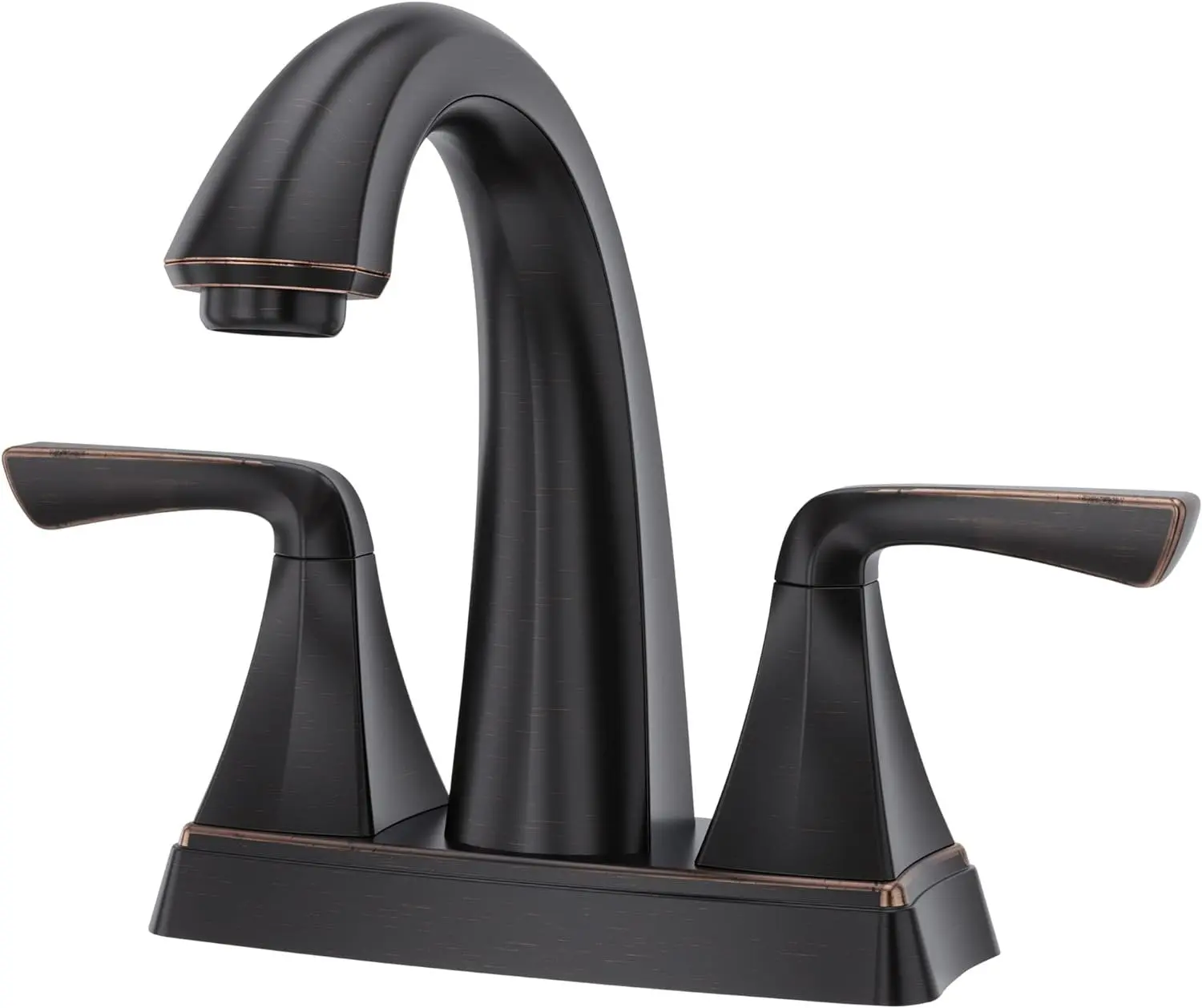 Pfister Selia Bathroom Sink Faucet, 4-Inch Centerset, 2-Handle, 3-Hole, Tuscan Bronze Finish, LF048SLYY