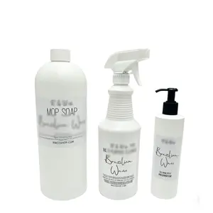 R&W Mop Soap for Floor Cleaning Large White Bottle Mop Soap Cleaning Set
