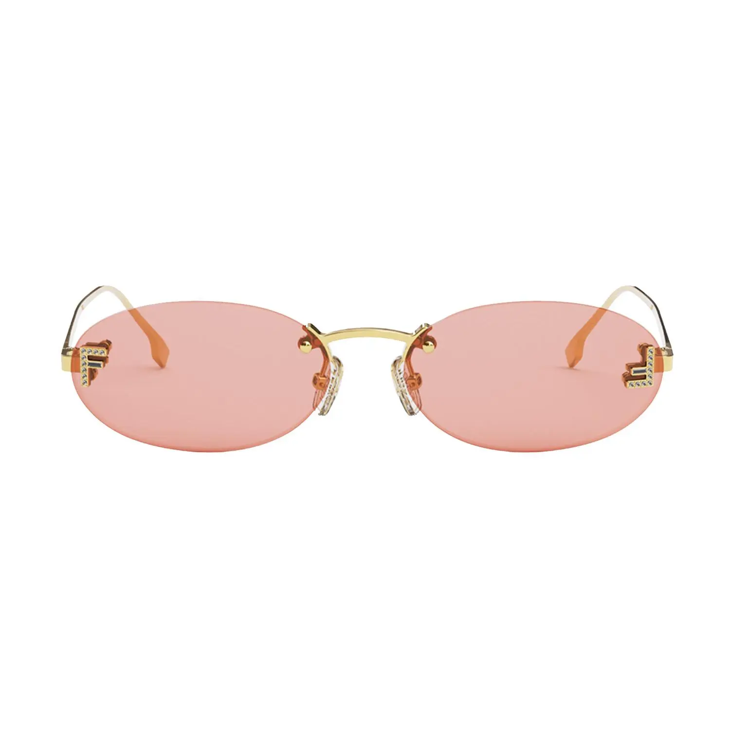 Fendi FIRST FE 4075US 30S Oval Sunglasses