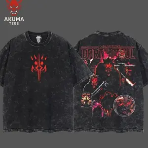 Darth Maul villain Vintage Retro Comfort T-shirt, Double-Sided Graphic Tee, Unisex Casual Comfort T-shirt, Soft Wearable Gift, Movie Lovers Graphic Tee, Vintage Streetwear for Daily Fit, Movie Superhero Lover, Y2K,MCU, DCU VOK