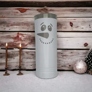 Two-Faced Snowman Tumbler