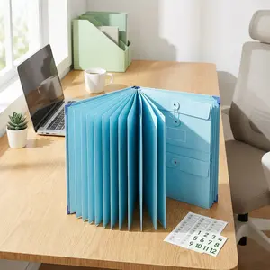 Accordion File Organizer Manila Pocket Document Folder for Passports, Birth Certificates & Important Papers, Office & Home Storage,gift for Weddings, Travel, Lovers, Friends, Graduation, Anniversary
